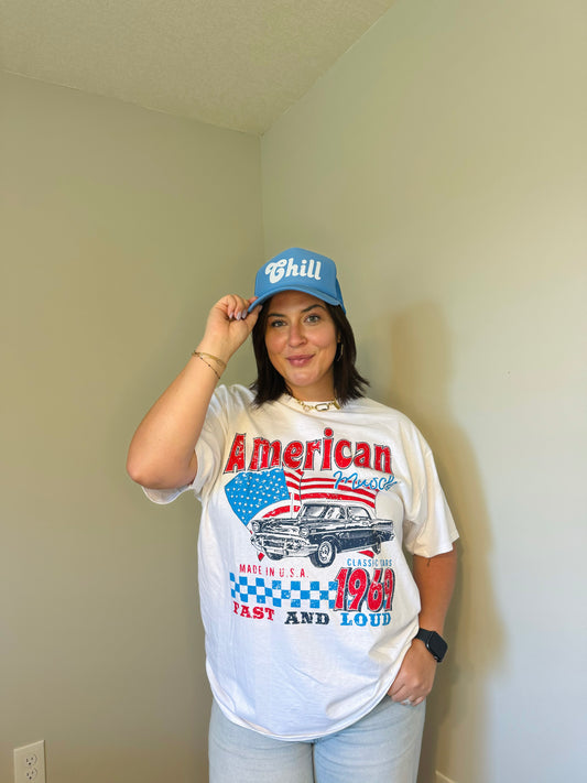 American Muscle graphic tee